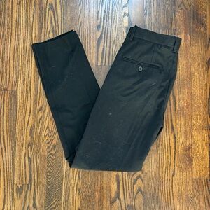 Men's Black Slim Fit Dress Pants